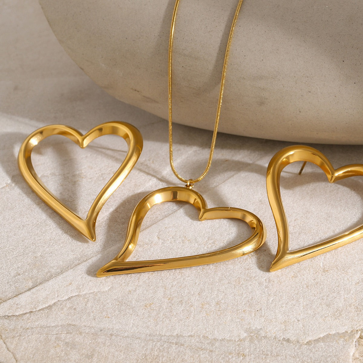 apm monaco boucle d'oreille coeur