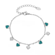 parure femme or blanc