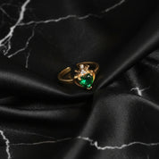 bague apm monaco coeur, bague agatha coeur