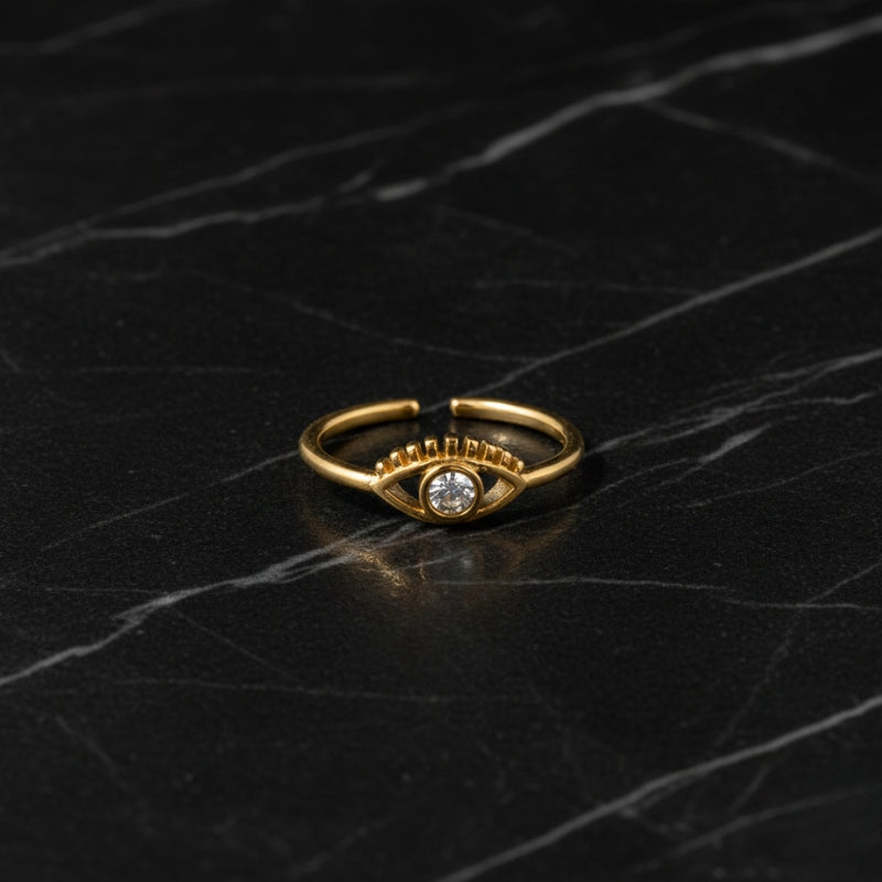 Bague solitaire or jaune