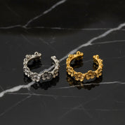 Bague couronne fleur