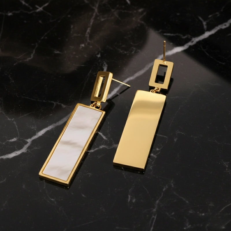 boucle d'oreille zag pendante