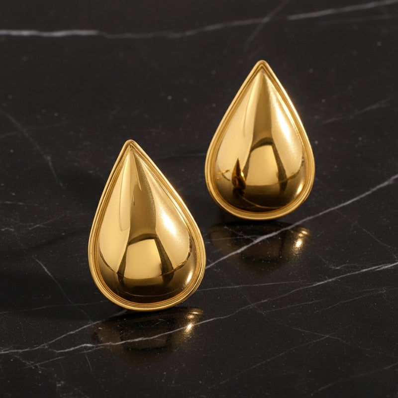 Boucles d'oreilles goutte d’eau oversize
