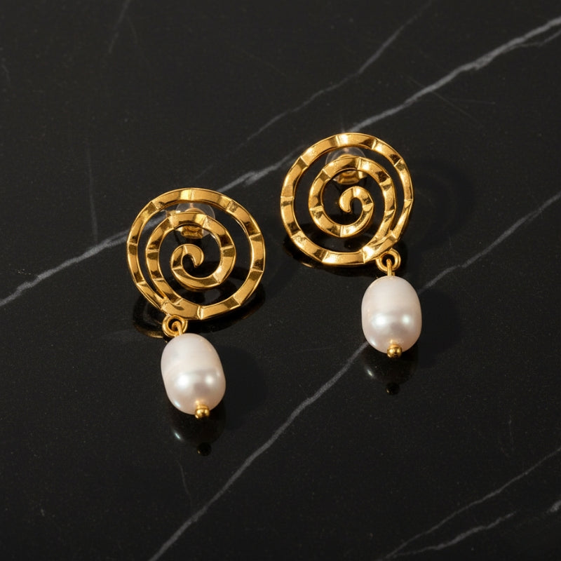 Boucles d'oreilles perle fantaisie