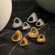 Boucles d'oreilles cœur ajouré