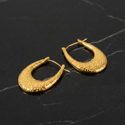 Boucles d'oreilles créoles lune