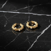 Boucles d'oreilles créoles pendantes