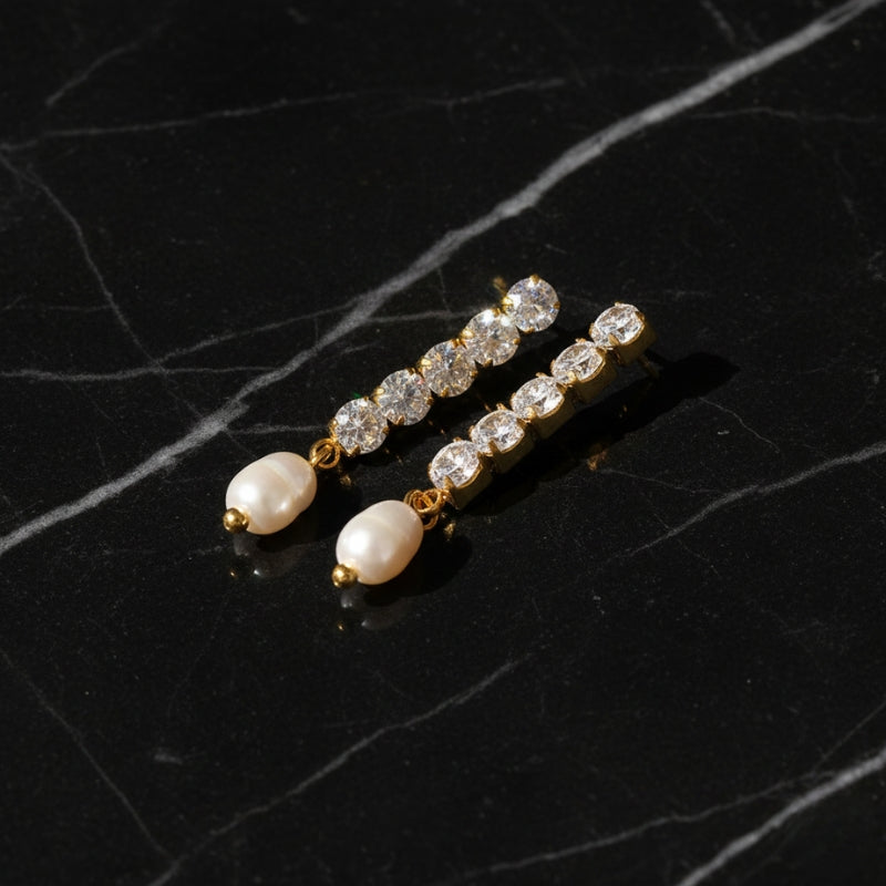 boucle d'oreille longue pendante