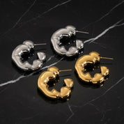 Boucles d'oreilles créoles goutte d'eau