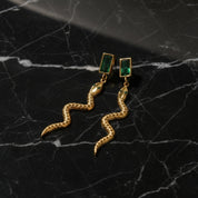 boucle d oreille serpent or