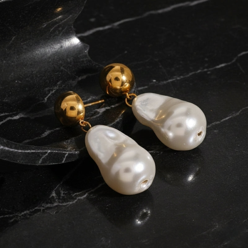 boucle d'oreille diamant pendante