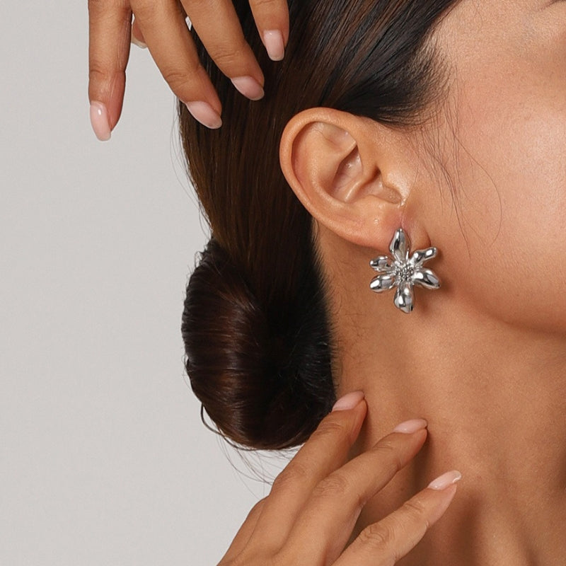 boucle d'oreille fleur creole