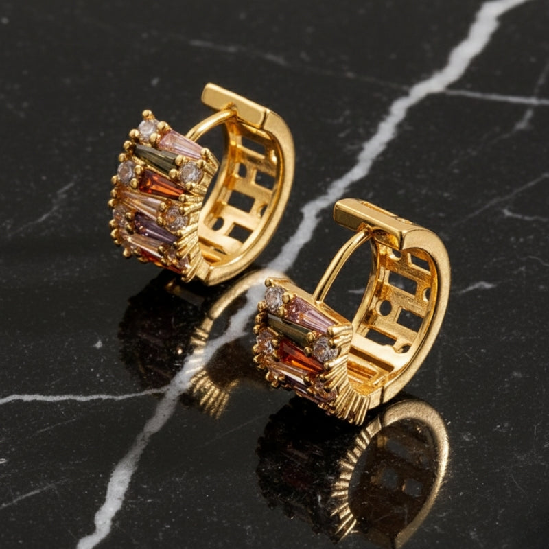 boucle d'oreille creole double