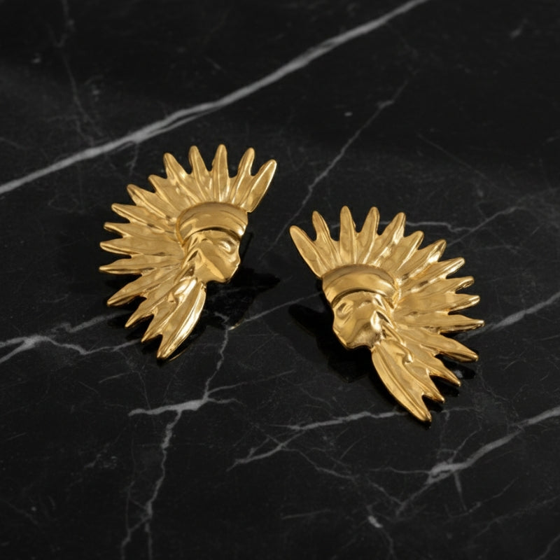 Boucles d'oreilles indiennes