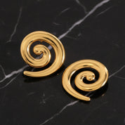 Boucles d'oreilles spirales