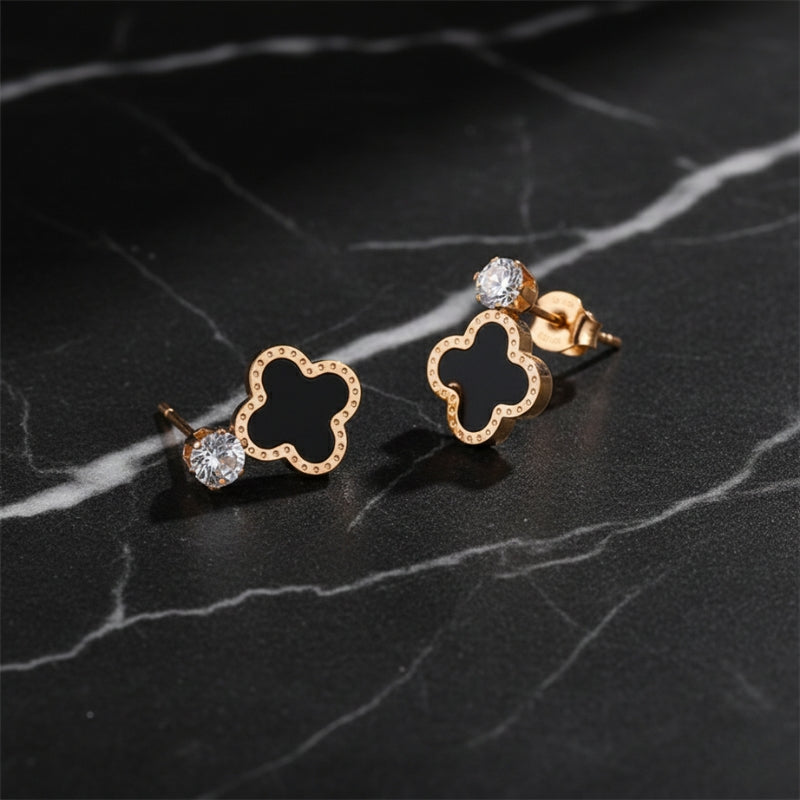 Boucles d’oreilles trèfles