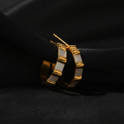 bijou brigitte boucle d'oreille creole multicolore