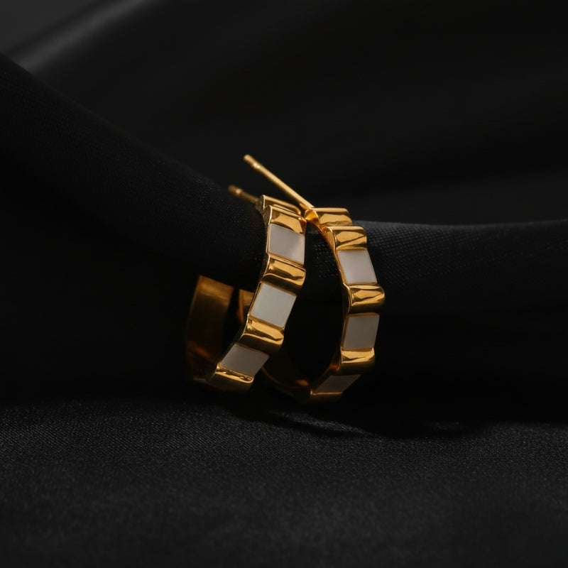 bijou brigitte boucle d'oreille creole multicolore