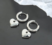 boucles d oreilles coeur​