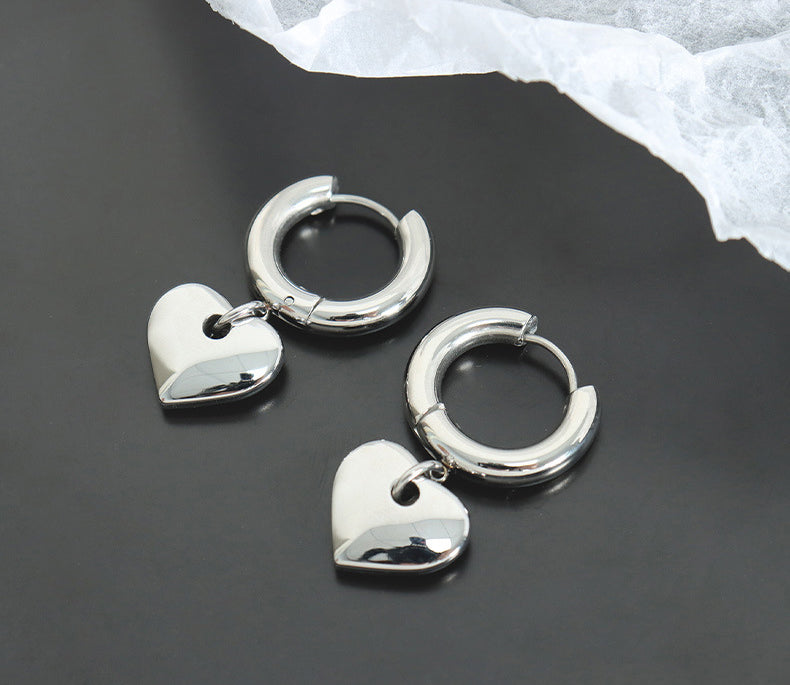 boucles d oreilles coeur​