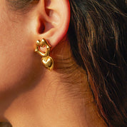 boucle d oreille guess coeur​