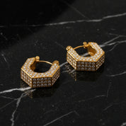 Boucles d'oreilles créoles épaisses