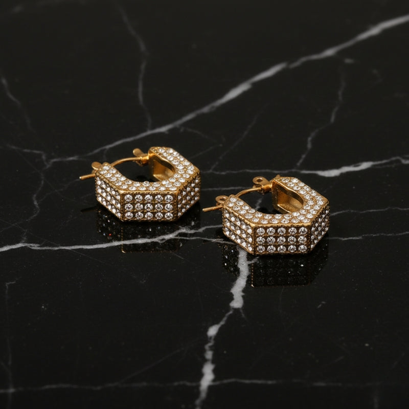 boucle d'oreille femme creole epaisse