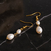 boucle d'oreille femme perle de culture, boucle d'oreille perle d'eau douce