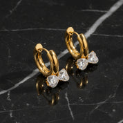 Boucles d'oreilles créoles fillette