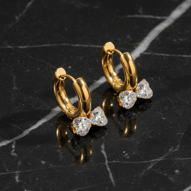 Boucles d'oreilles créoles fillette