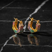 Boucles d'oreilles créoles fantaisie