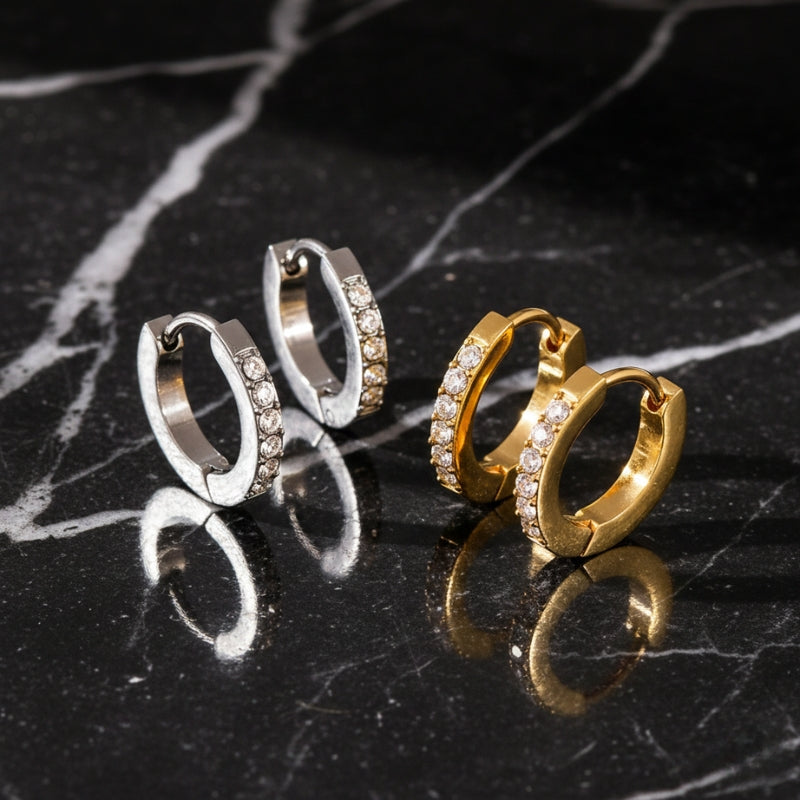 Boucles d'oreilles mini créoles