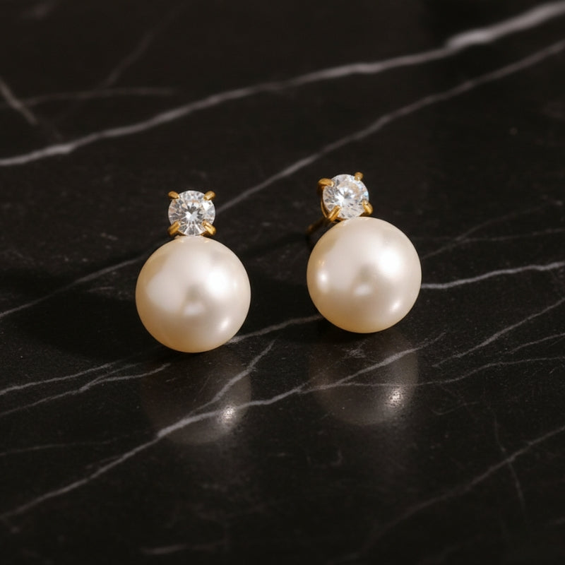 boucles d'oreilles perles mariage, boucles d'oreilles mariage perle​