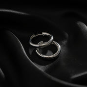 Boucles d’oreilles créoles enfant en acier inoxydable, boucle d'oreille créole enfant​, boucle d'oreille femme creole argent