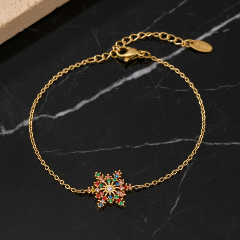 Bracelet flocon de neige