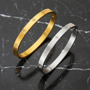 Bracelet jonc étoile