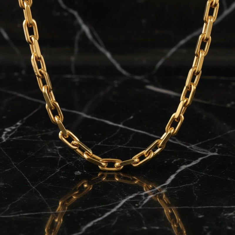 Collier grosse maille ras de cou