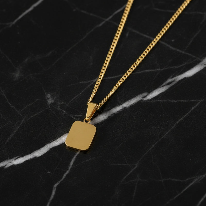 Collier ras de cou mariée – Acier inoxydable et plaqué or 18K