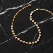 Collier pierre ras de cou