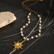 Collier pendentif perle, collier perle avec pendentif