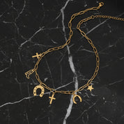 Collier chaine fantaisie