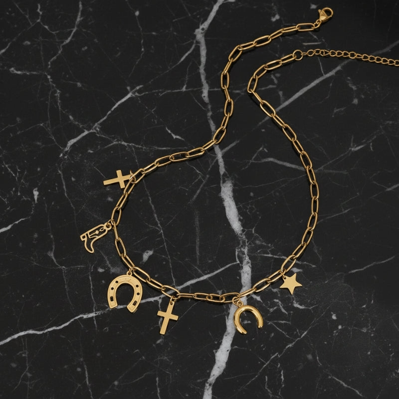 Collier chaine fantaisie