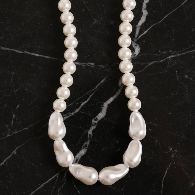 Collier grosse perle