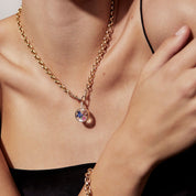 Collier personnalisé pendentif et charms