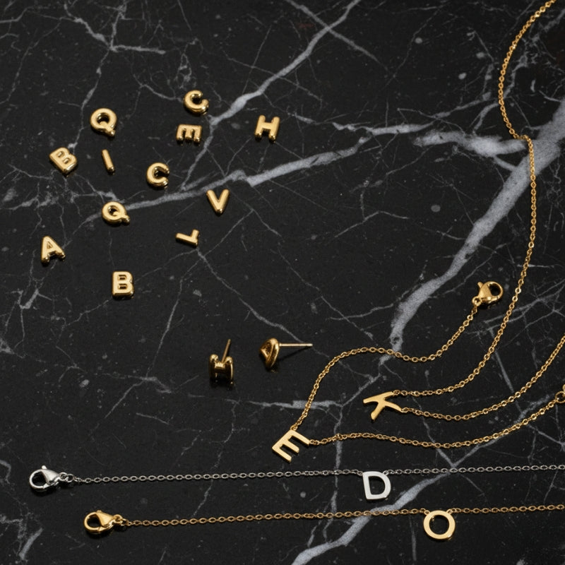 Collier personnalisé mini lettres
