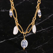 collier perle de culture, collier femme perle​