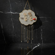 Présentoir bijoux nuage mural pour un rangement décoratif et fonctionnel, porte bijoux centrakor