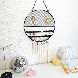 Accroche bijoux rond en métal