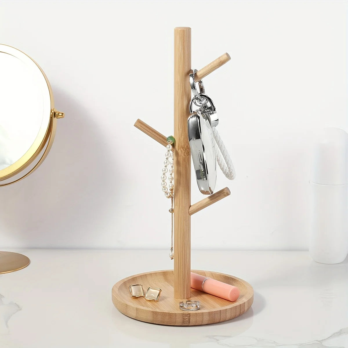 Arbre bijoux bois