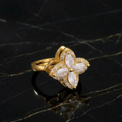 Bague Anti-Stress Rotative "Astra" en Acier Inoxydable Ajustable